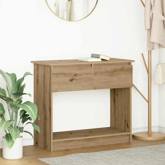 Console with drawers Artisan Oak 85.5x38.5x74.5 cm