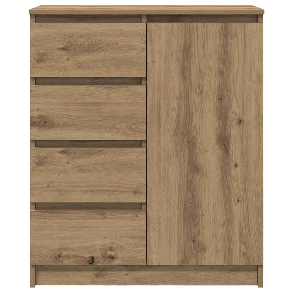 Sideboard with drawers Artisan Oak 71x35x84 cm Engineered wood