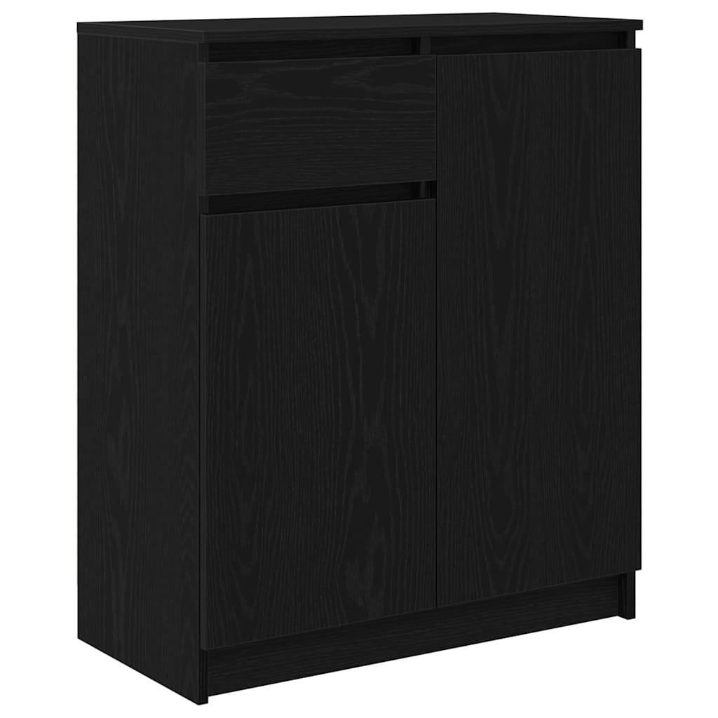 Bufetă cu sertar Stejar negru 71x35x84 cm Lemn prelucrat