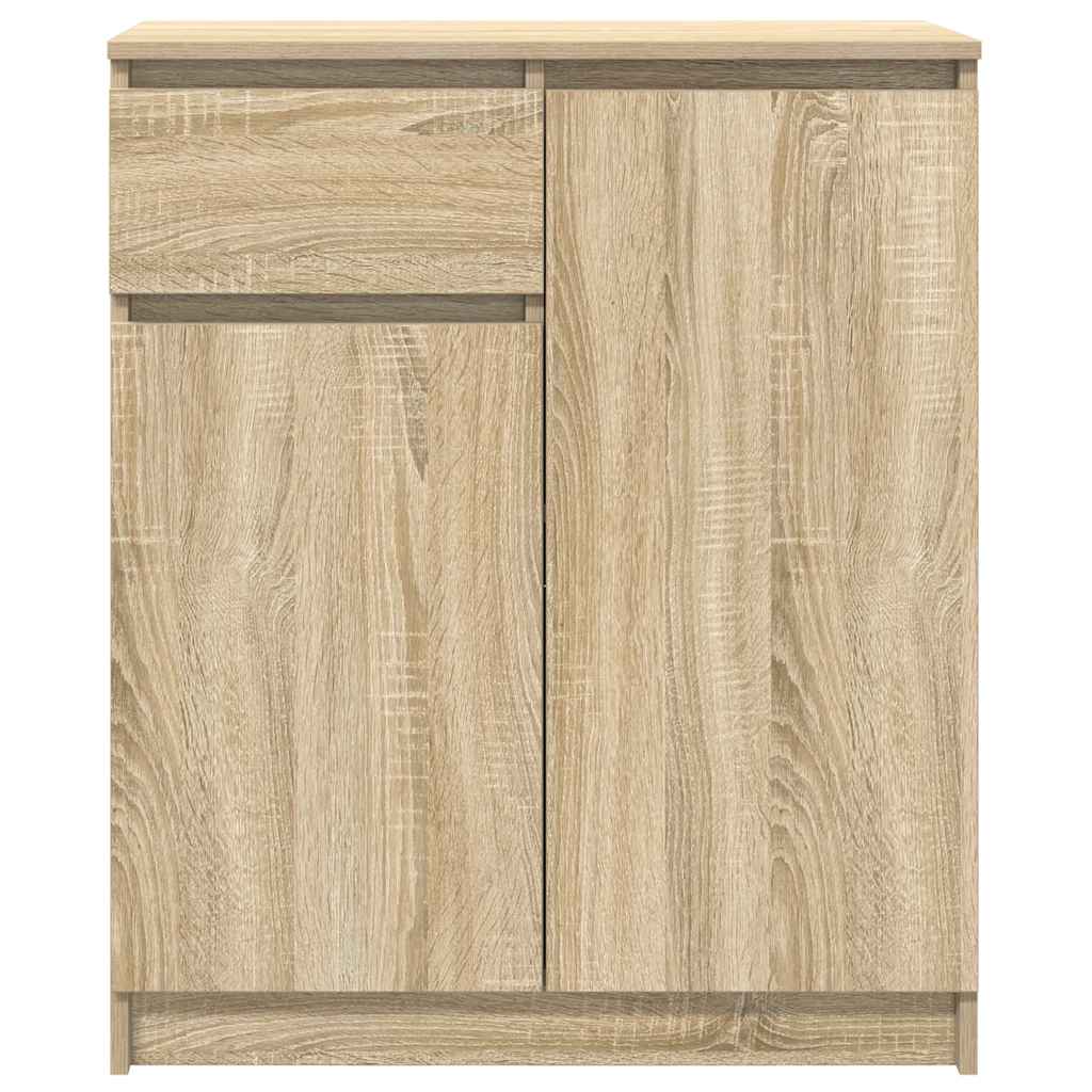 Sideboard with drawer Sonoma Oak 71x35x84 cm Engineered wood