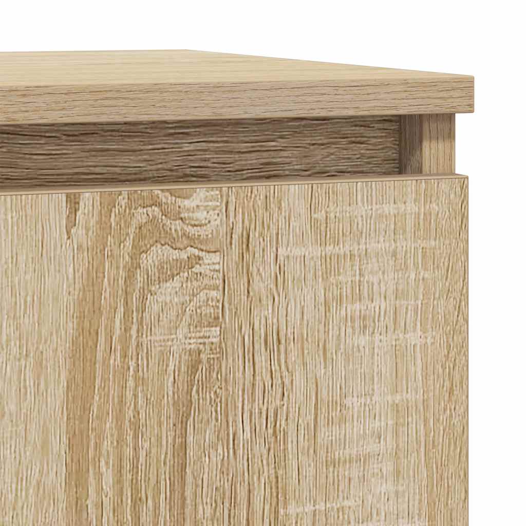 Sideboard with drawer Sonoma Oak 71x35x84 cm Engineered wood