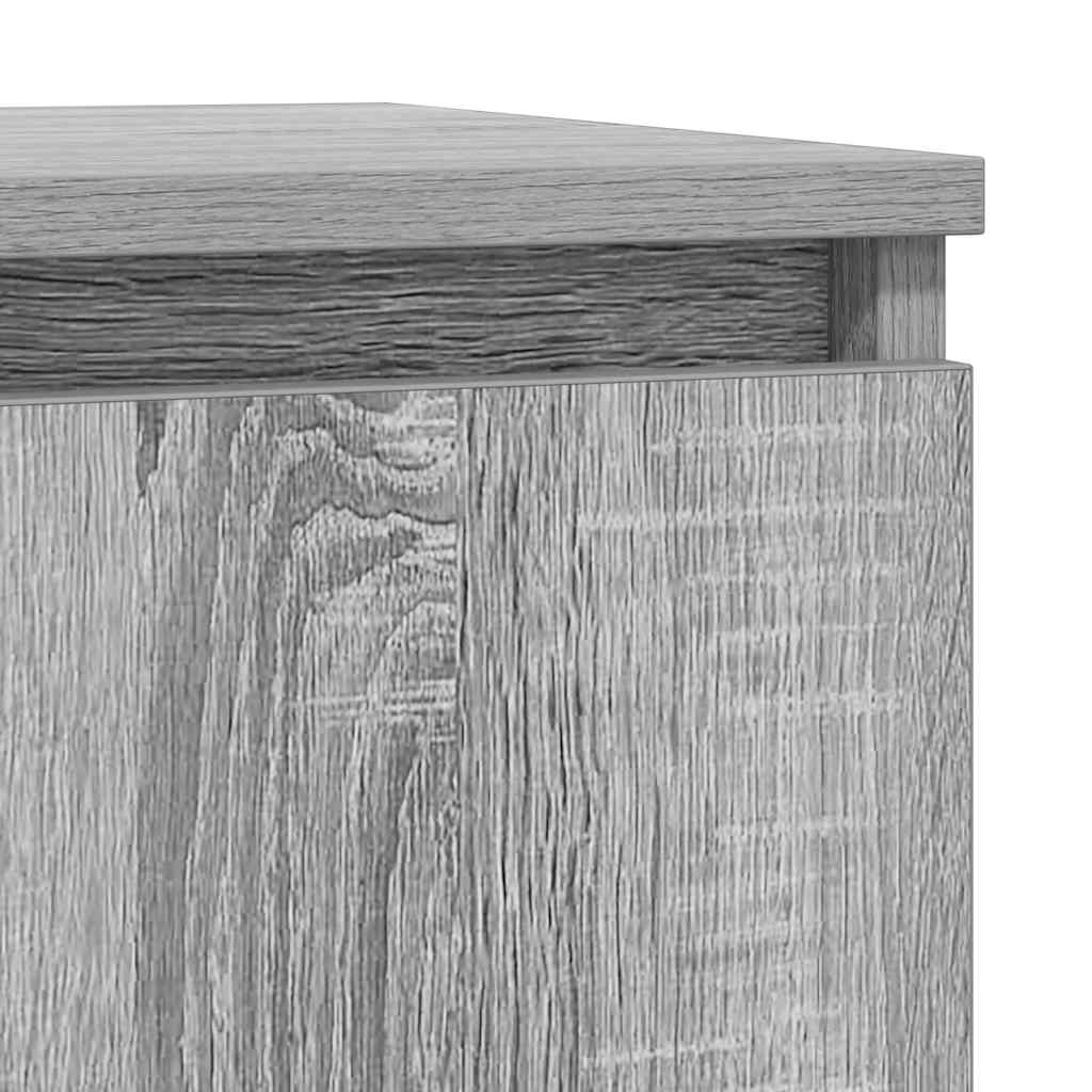 Sideboard with drawer Sonoma Grey 71x35x84 cm Engineered wood