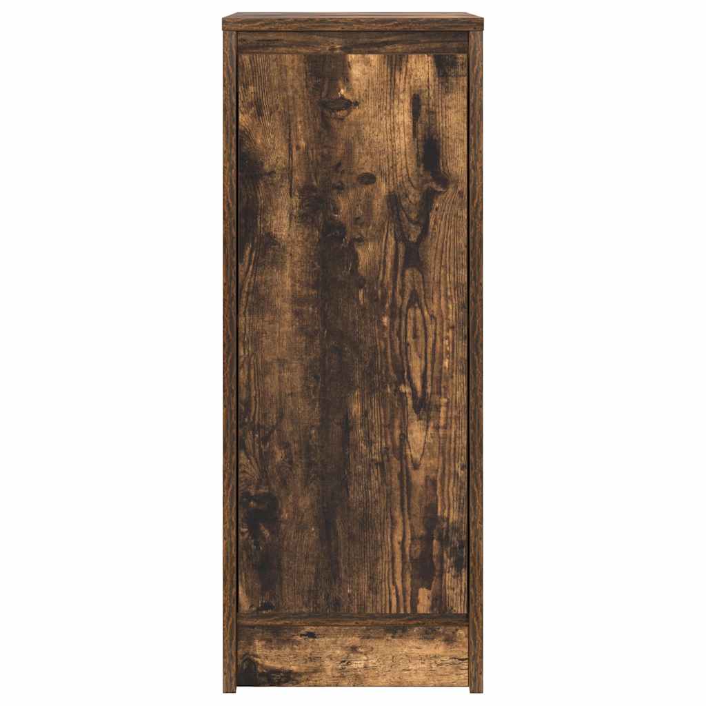 Sideboard Smoked oak 29.5x34x76 cm Processed wood