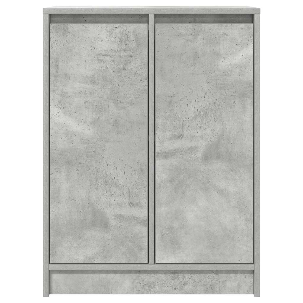 Sideboard Grey Concrete 57x34x76 cm Engineered Wood