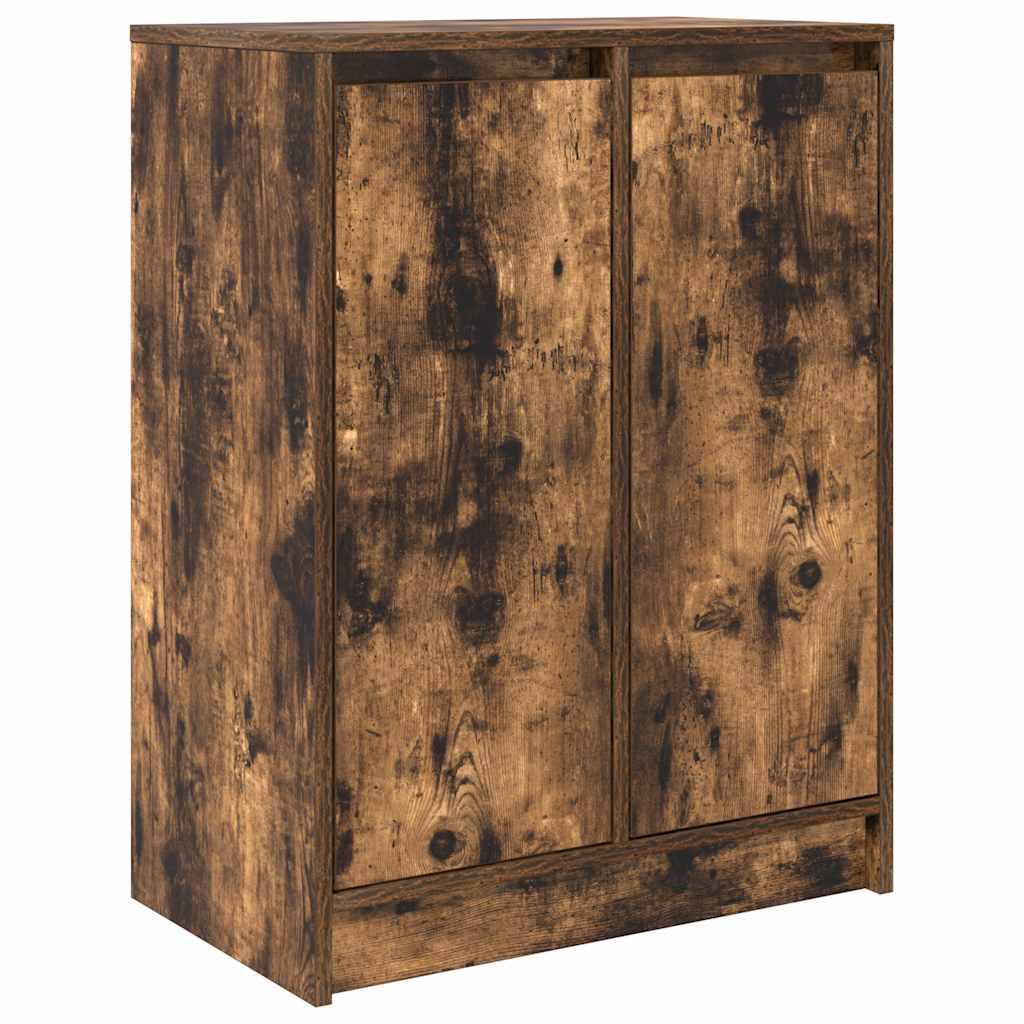 Sideboard Smoked Oak 57x34x76 cm Processed wood