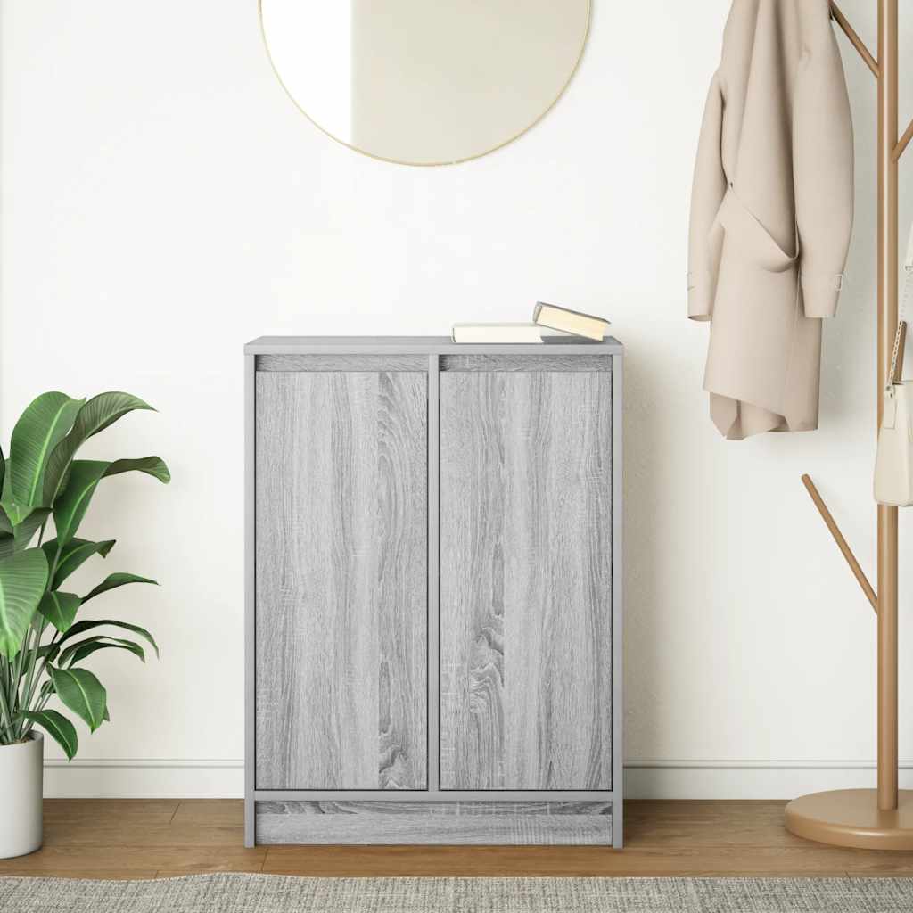 Sonoma gray sideboard 57x34x76 cm Engineered wood