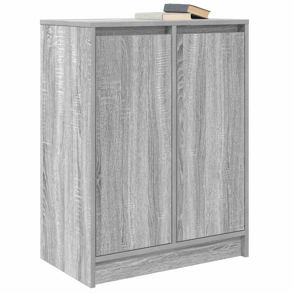 Sonoma gray sideboard 57x34x76 cm Engineered wood