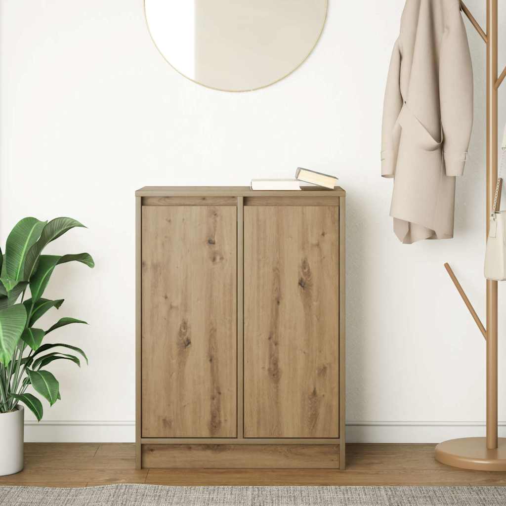 Artisan Oak Sideboard 57x34x76 cm Engineered wood