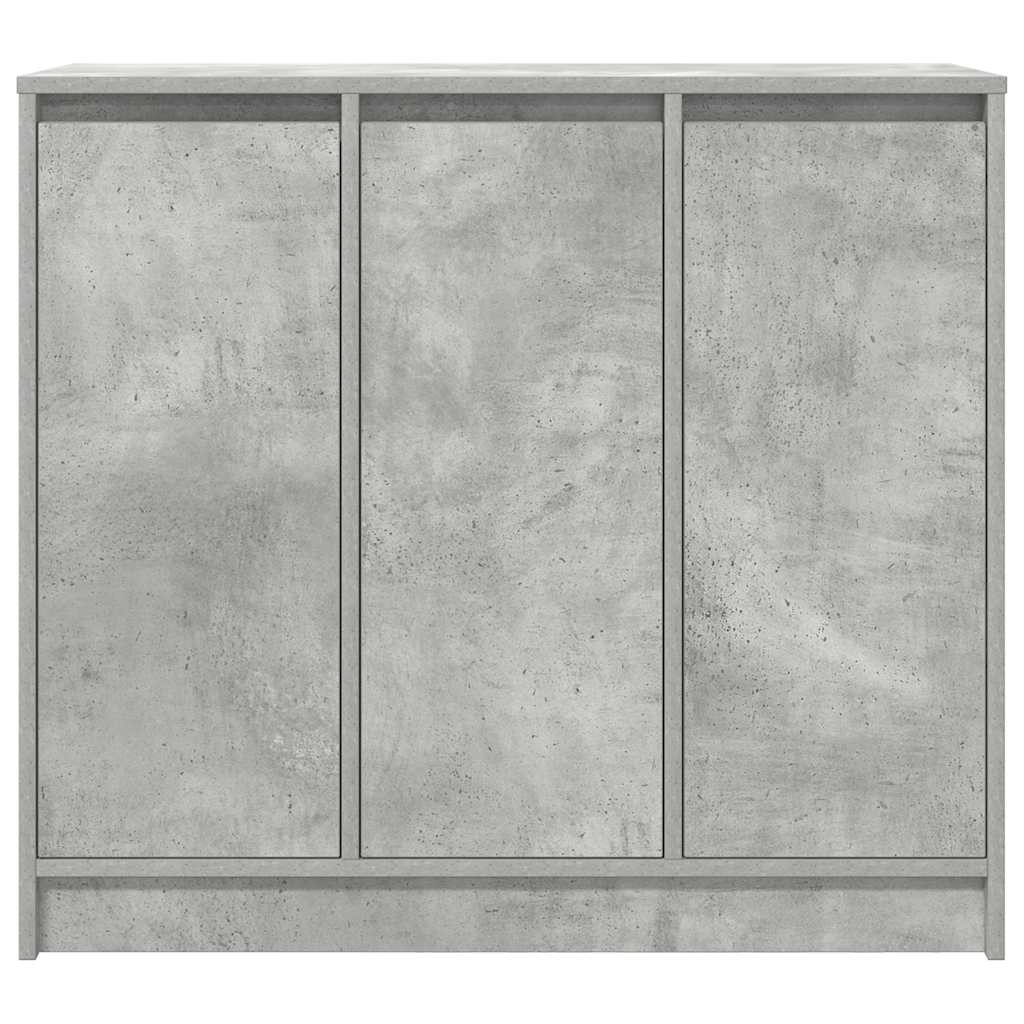 Sideboard Grey Concrete 85x34x76 cm Engineered Wood