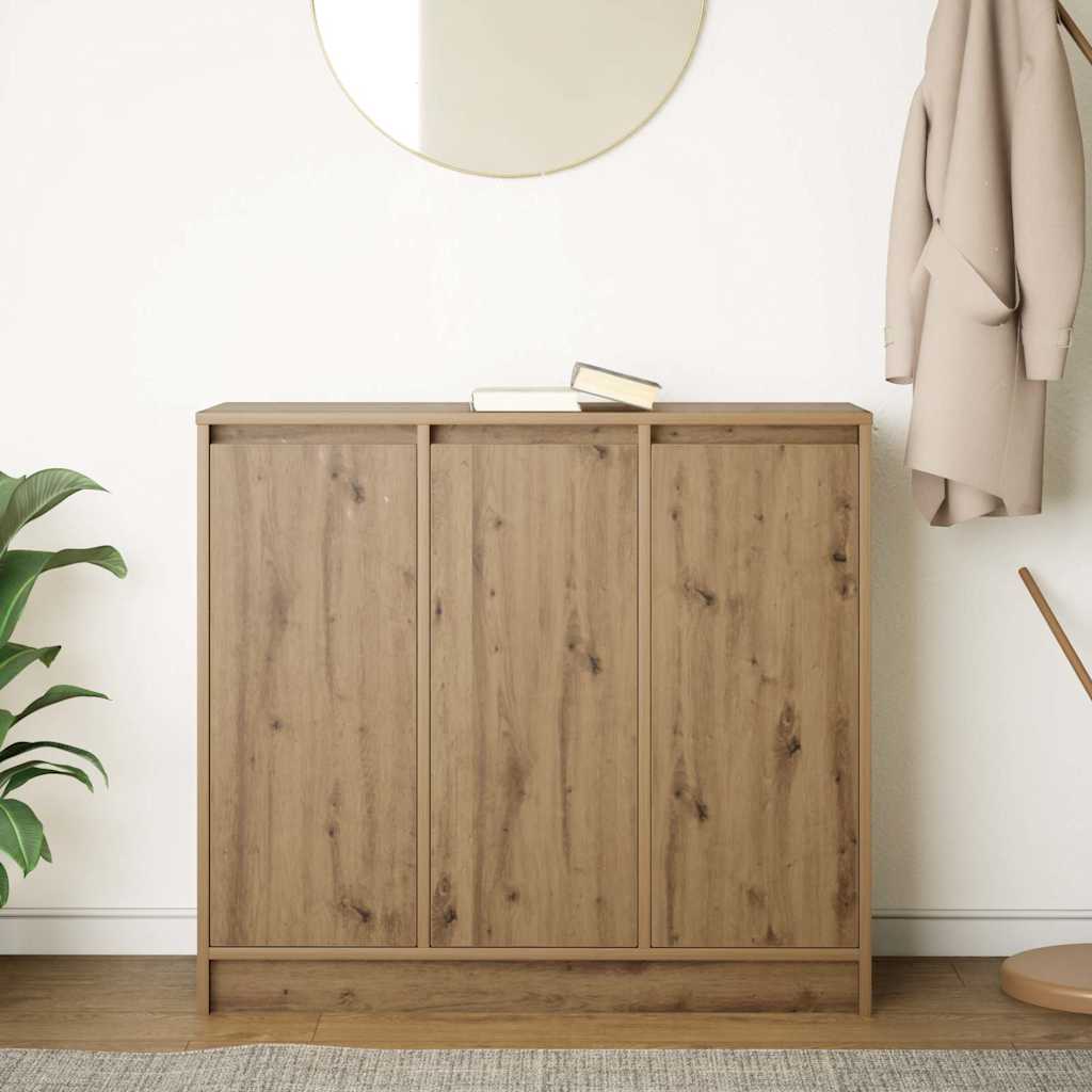 Artisan Oak Sideboard 85x34x76 cm Engineered wood