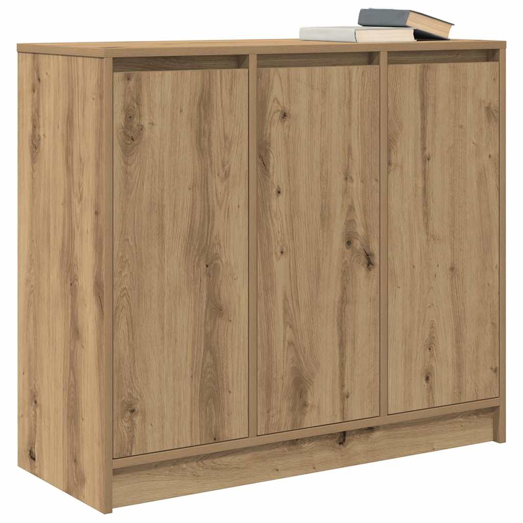 Artisan Oak Sideboard 85x34x76 cm Engineered wood