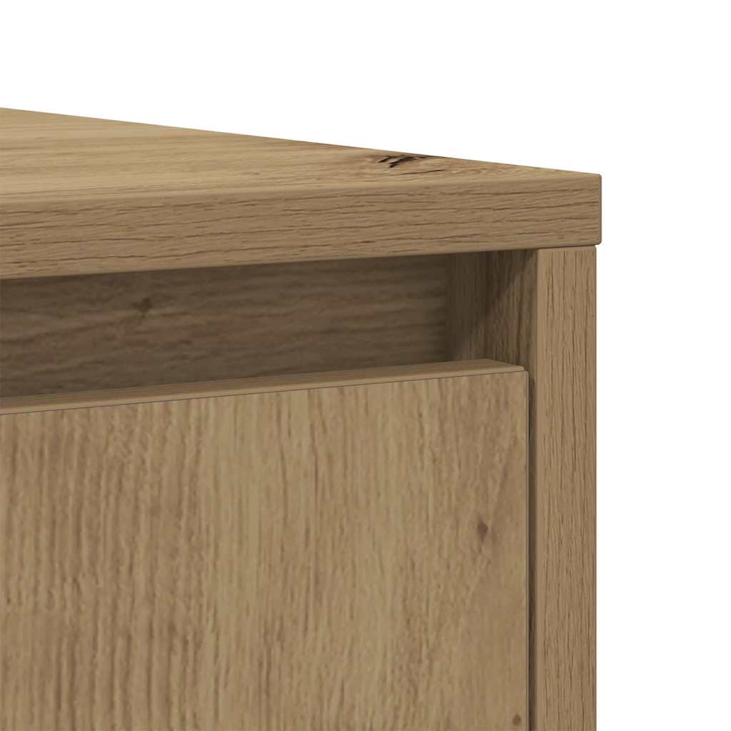 Artisan Oak Sideboard 85x34x76 cm Engineered wood