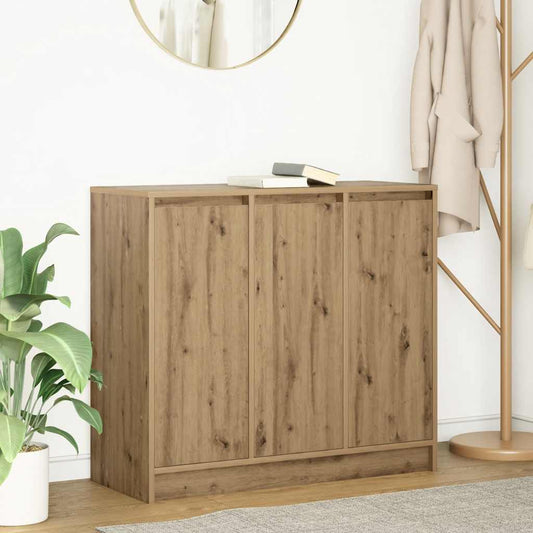 Artisan Oak Sideboard 85x34x76 cm Engineered wood