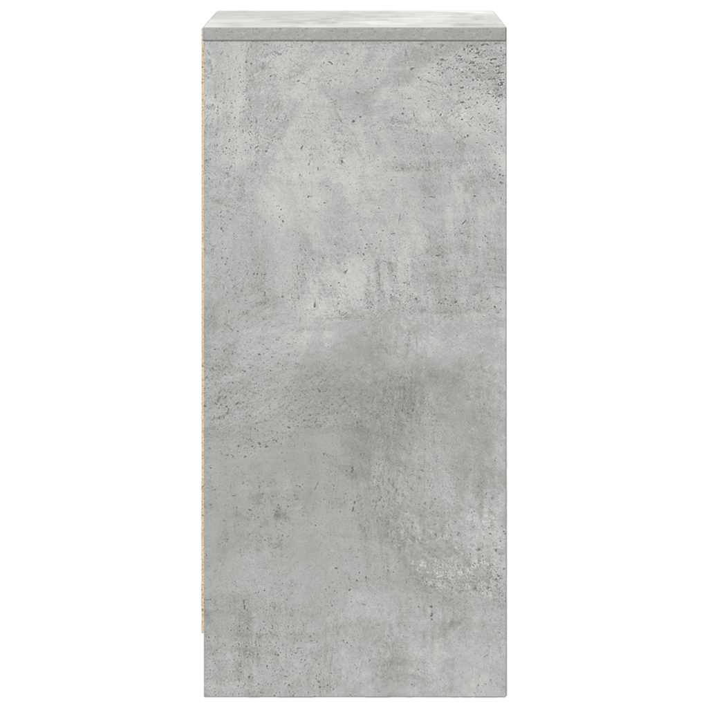 Bufetă Gri Beton 29,5x34x76 cm Lemn prelucrat