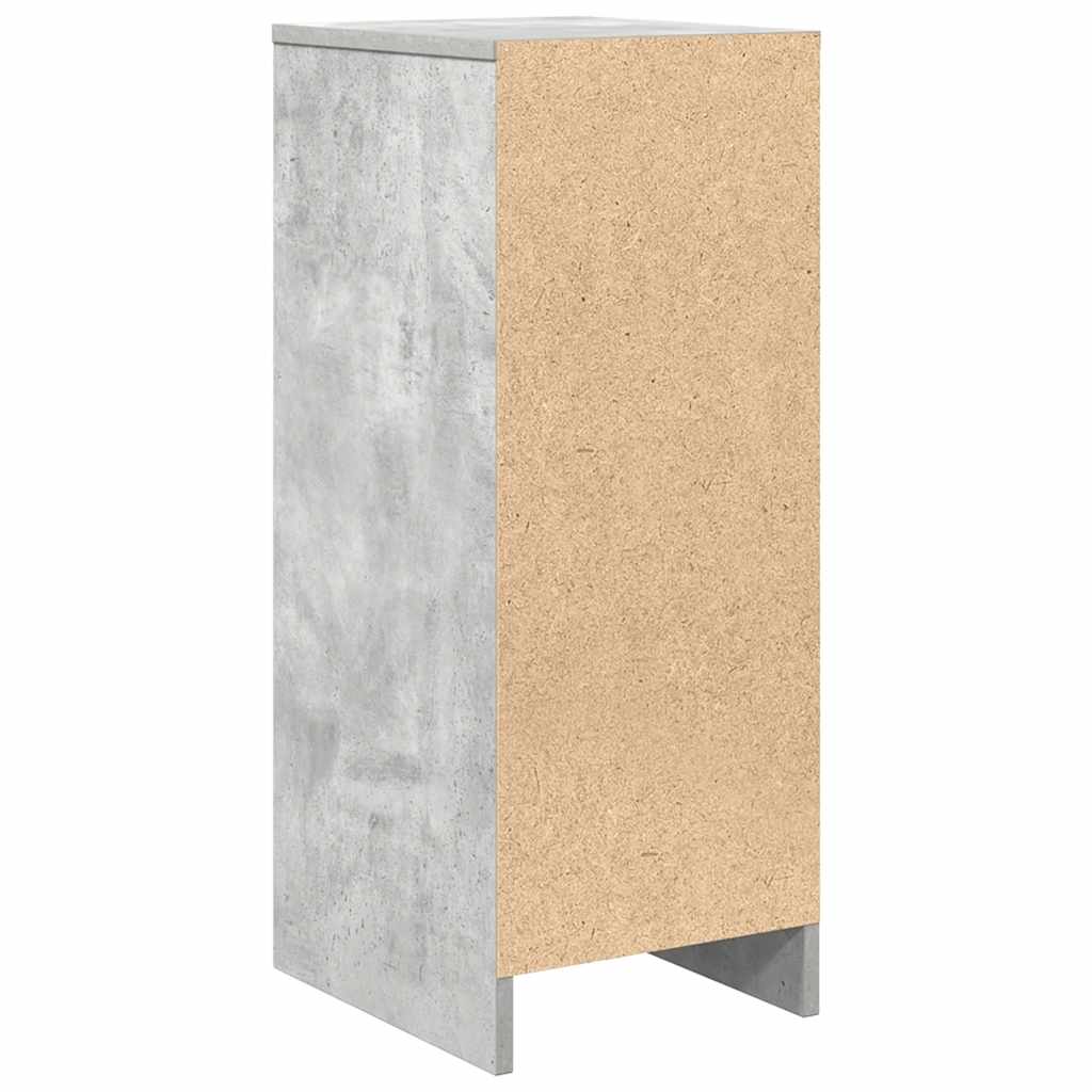 Bufetă Gri Beton 29,5x34x76 cm Lemn prelucrat