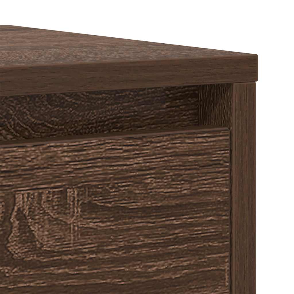 Sideboard Brown Oak 29.5x34x76 cm Processed wood