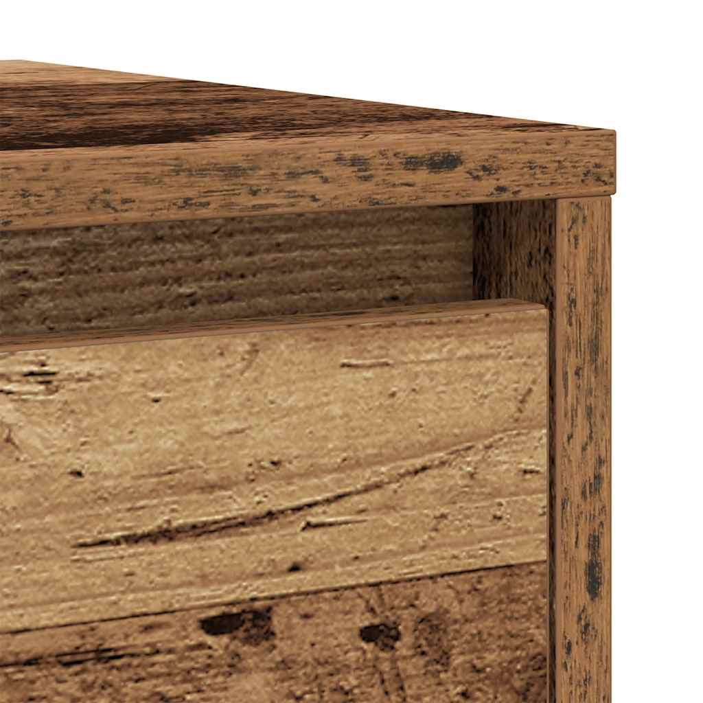 Sideboard Old wood 29.5x34x76 cm Processed wood