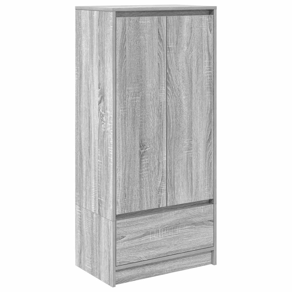 Drawer cabinet Sonoma Grey 55.5x34x119.5 cm Engineered wood