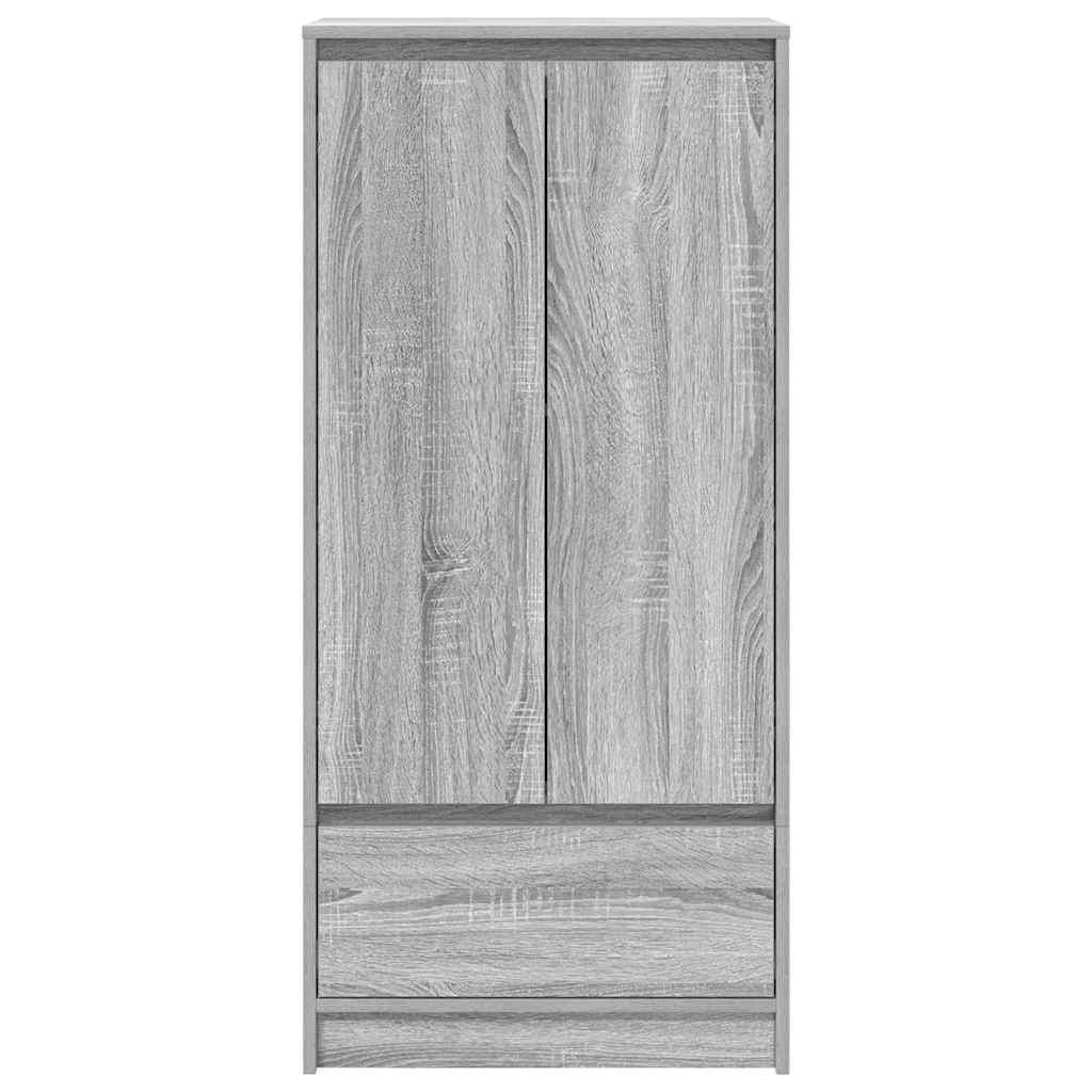 Drawer cabinet Sonoma Grey 55.5x34x119.5 cm Engineered wood