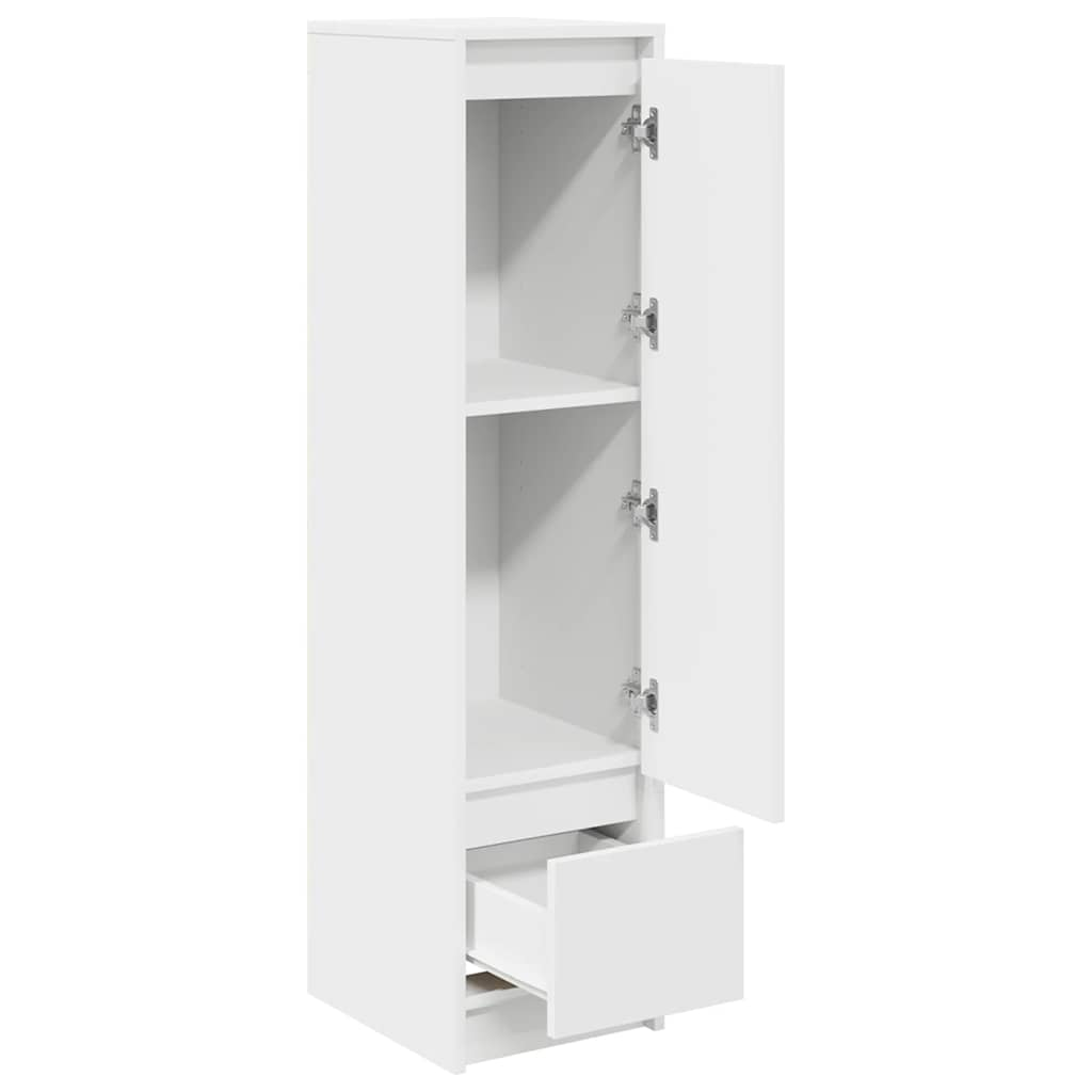 White cabinet 29.5x34x119.5 cm Processed wood