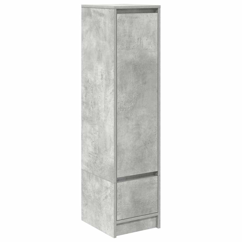 Concrete gray cabinets 29.5x34x119.5 cm Engineered wood