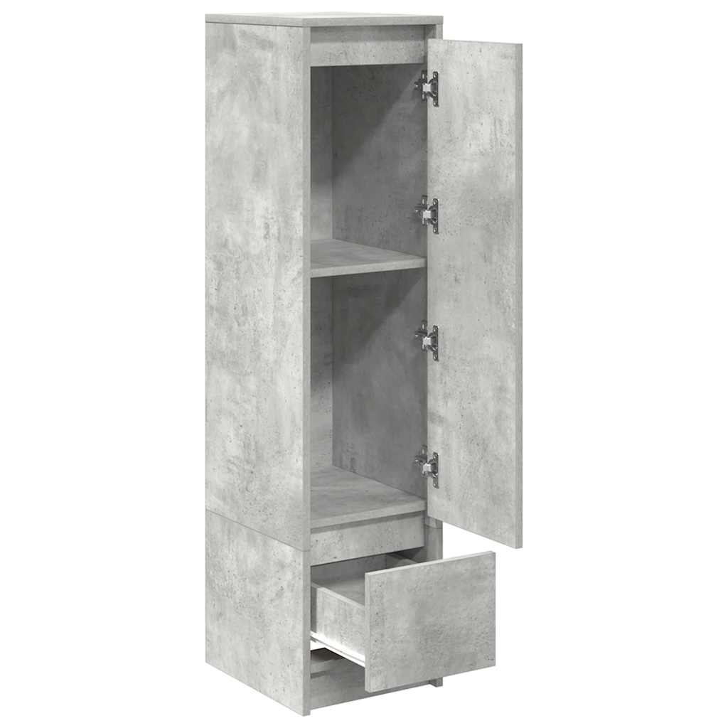 Concrete gray cabinets 29.5x34x119.5 cm Engineered wood