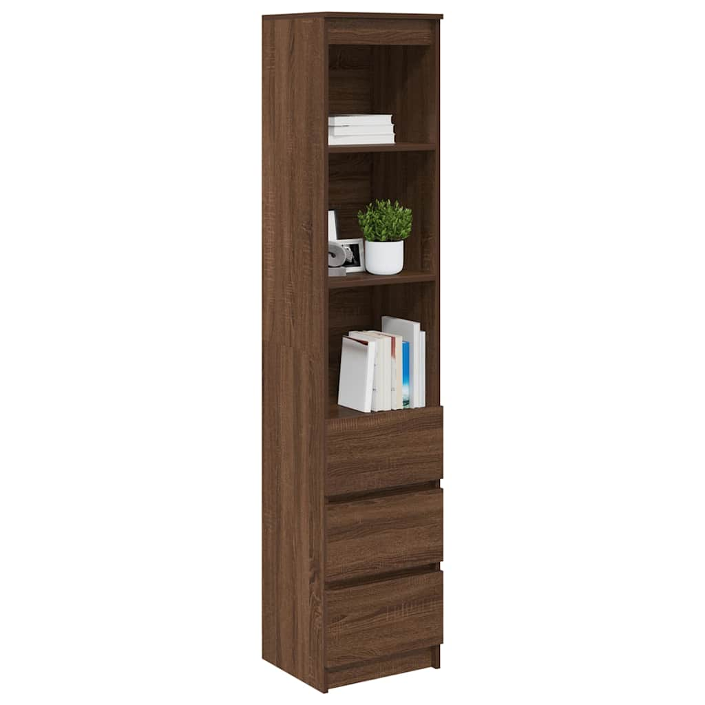 Wardrobe Brown Oak 37.5x35x180 cm Processed wood