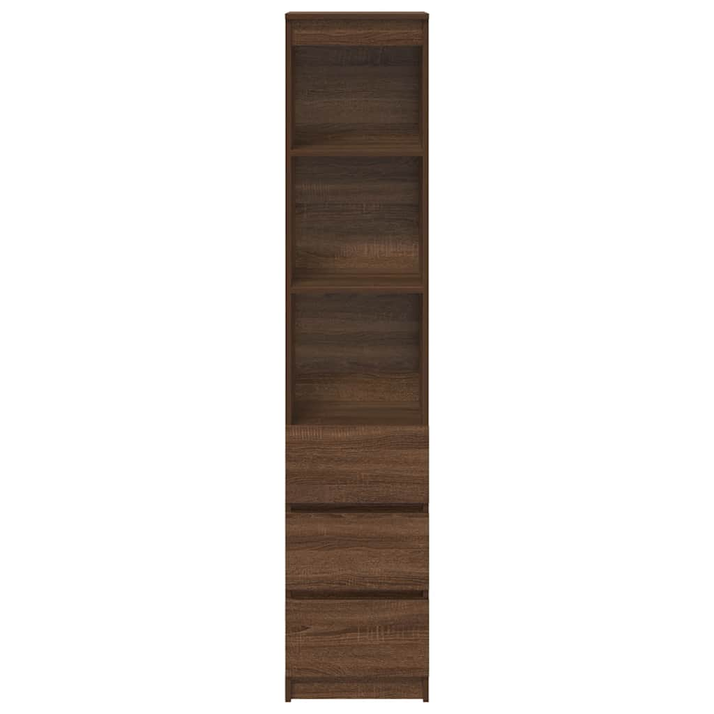 Wardrobe Brown Oak 37.5x35x180 cm Processed wood