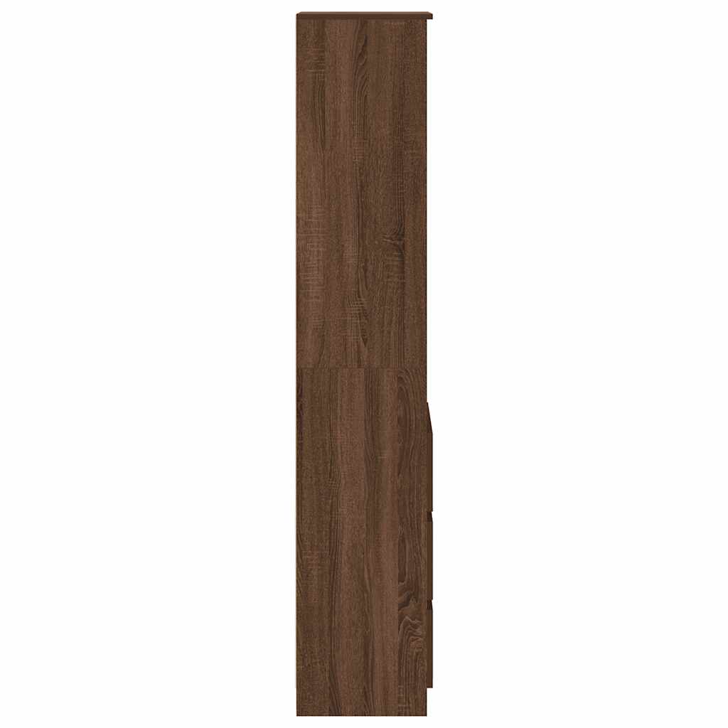 Wardrobe Brown Oak 37.5x35x180 cm Processed wood