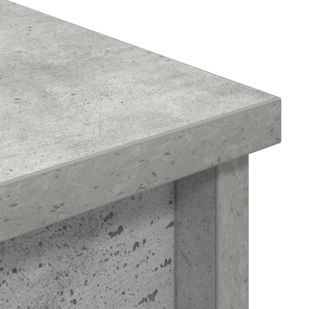 Tablou beton gri 37,5x35x180 cm Lemn prelucrat