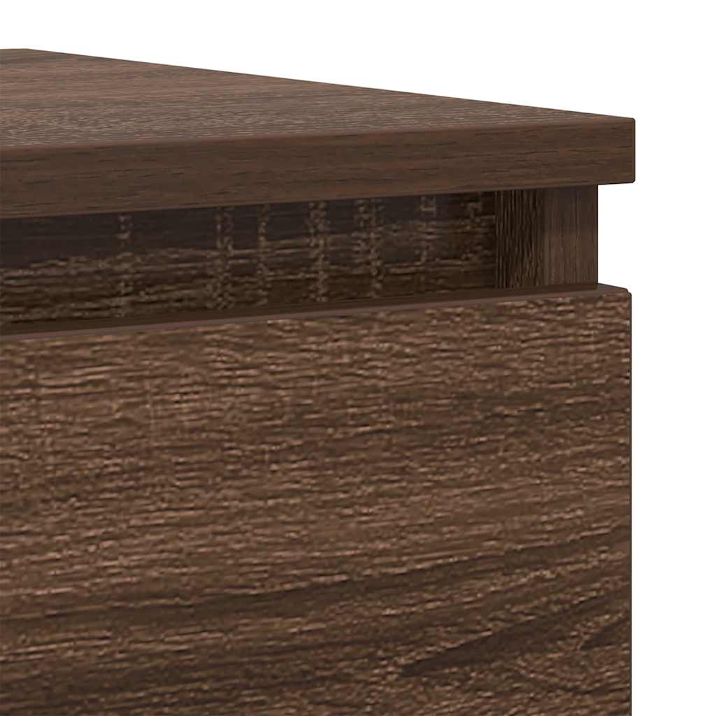 Sideboard Brown Oak 37.5x35x99 cm Processed wood