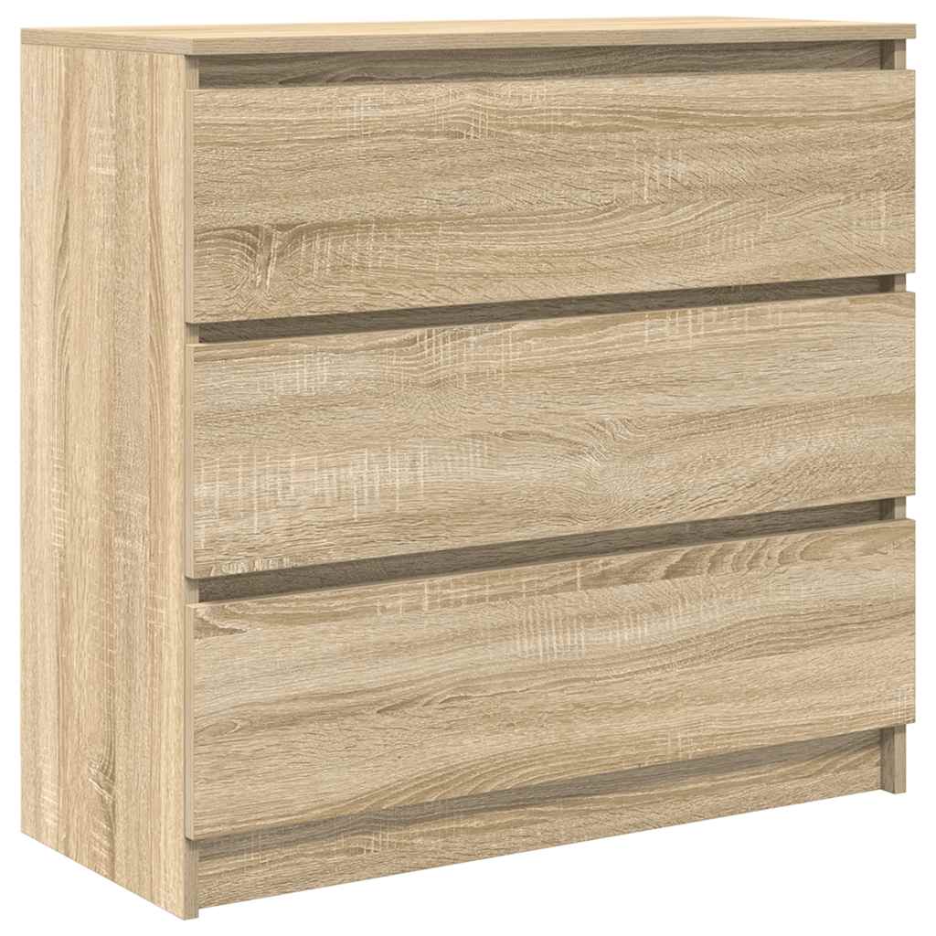 Sideboard Sonoma Oak 80x35x76 cm Processed wood