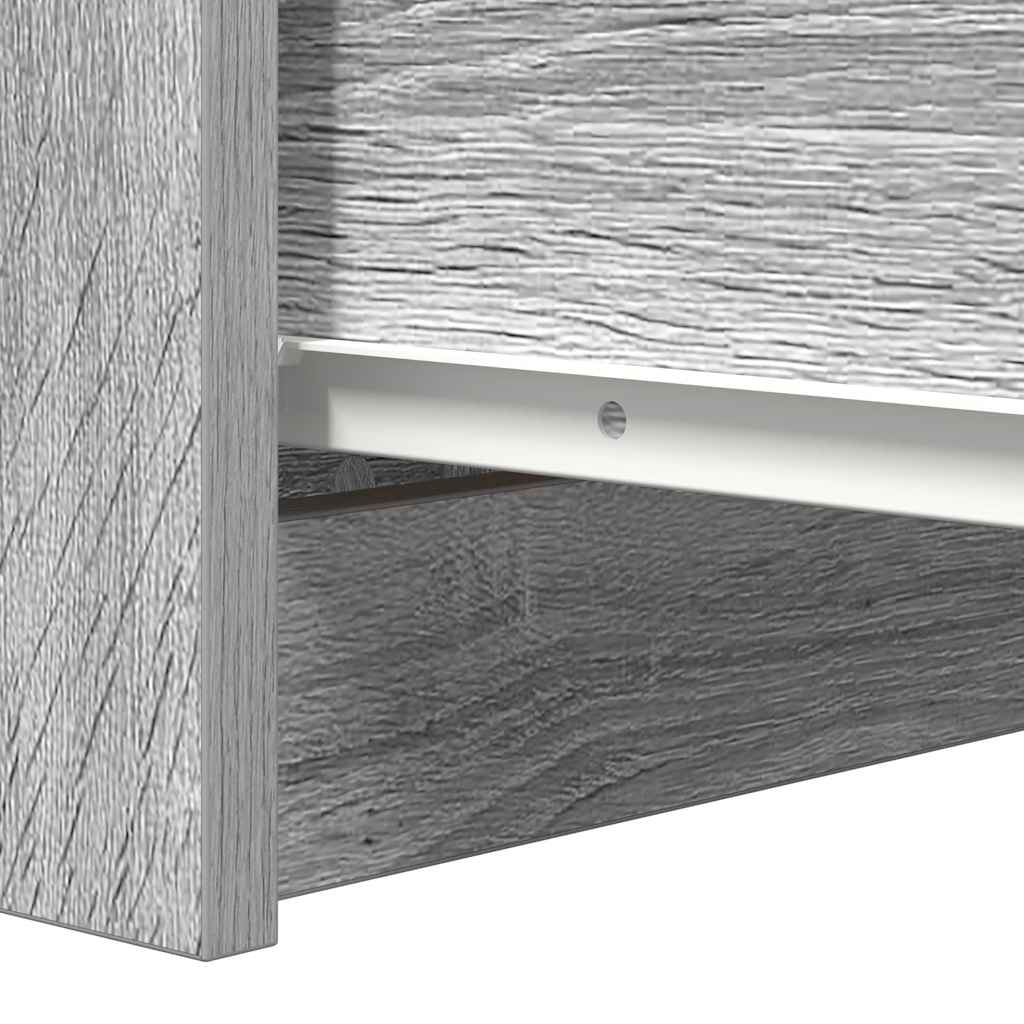 Sonoma gray sideboard 37.5x35x76 cm Engineered wood