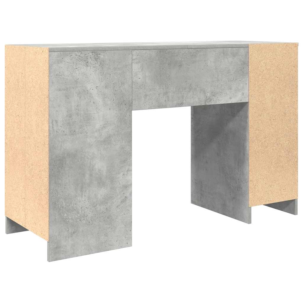 Birou Beton Gri 120x42x76 cm Lemn prelucrat