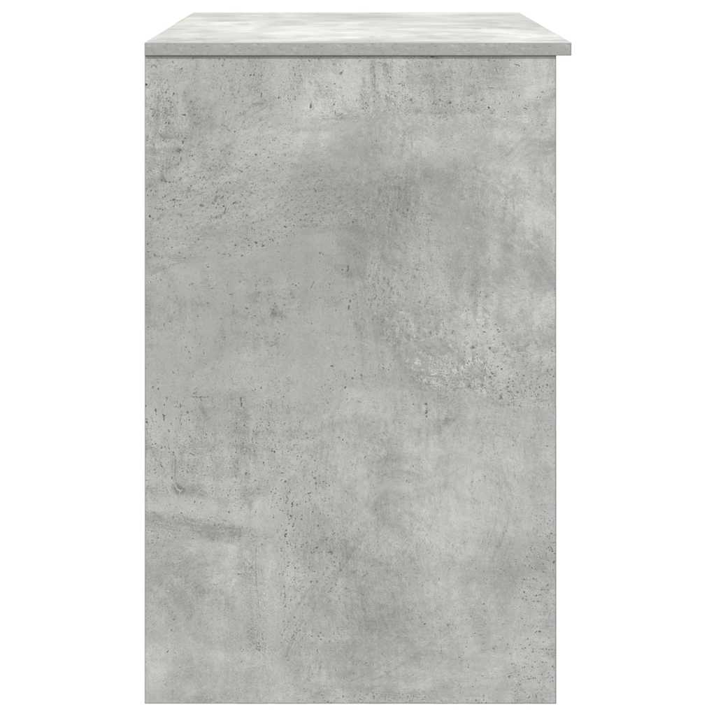 Birou Beton Gri 86x49x76 cm Lemn prelucrat