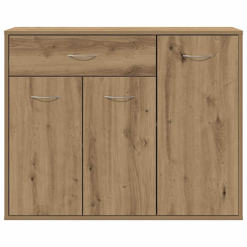 Artisan Oak Sideboard 88x30x70 cm Processed wood