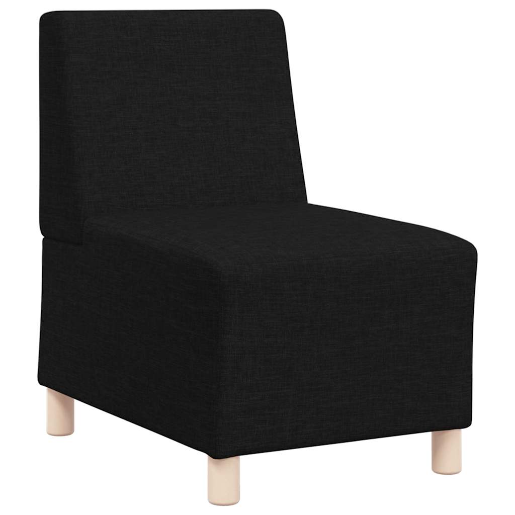 Armchair sofa, black, 55 cm, fabric