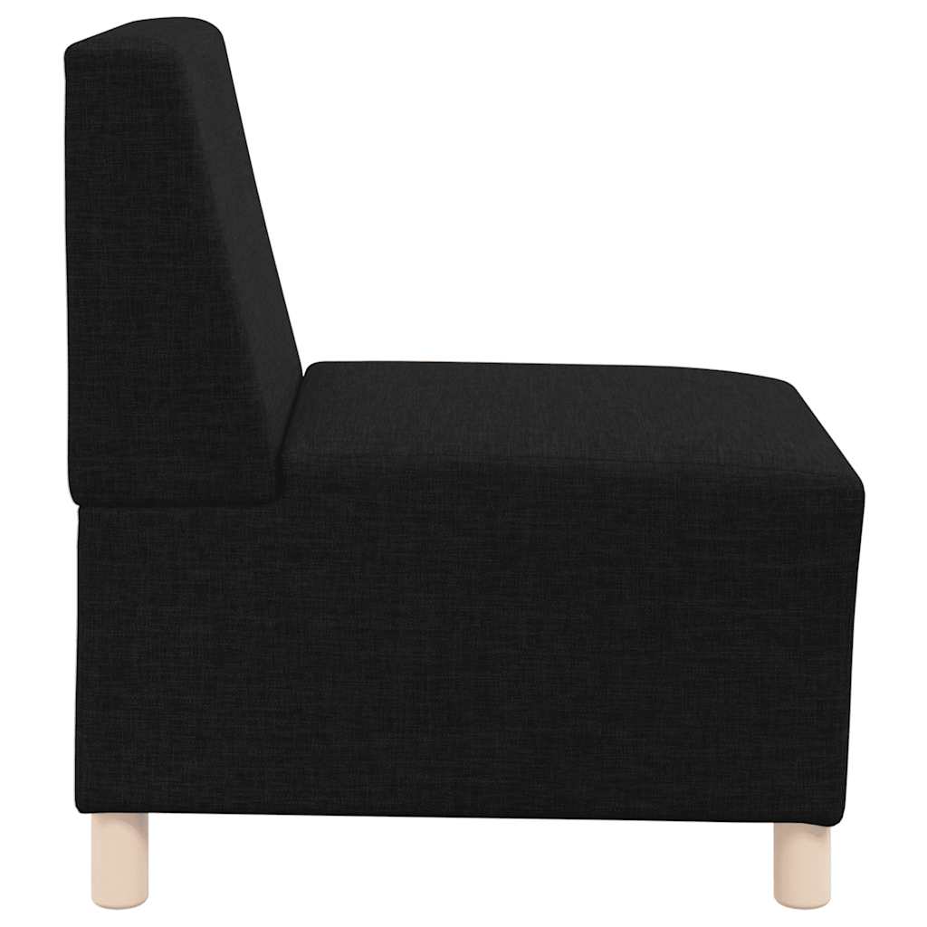 Armchair sofa, black, 55 cm, fabric