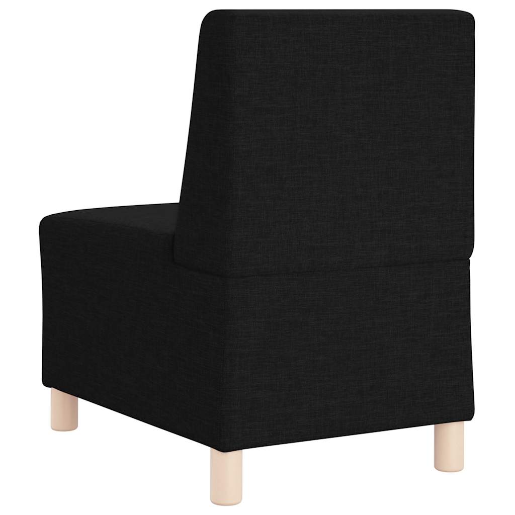 Armchair sofa, black, 55 cm, fabric