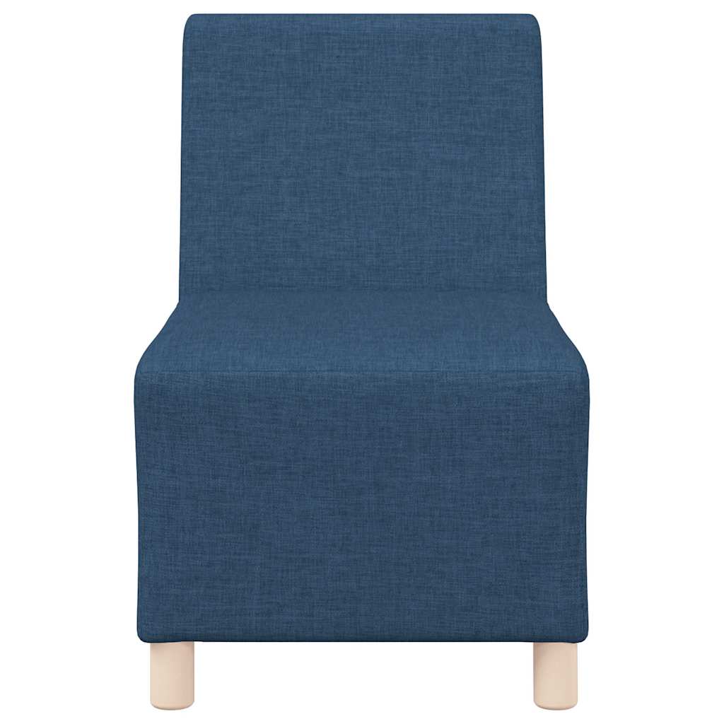 Armchair, blue, 55 cm, fabric