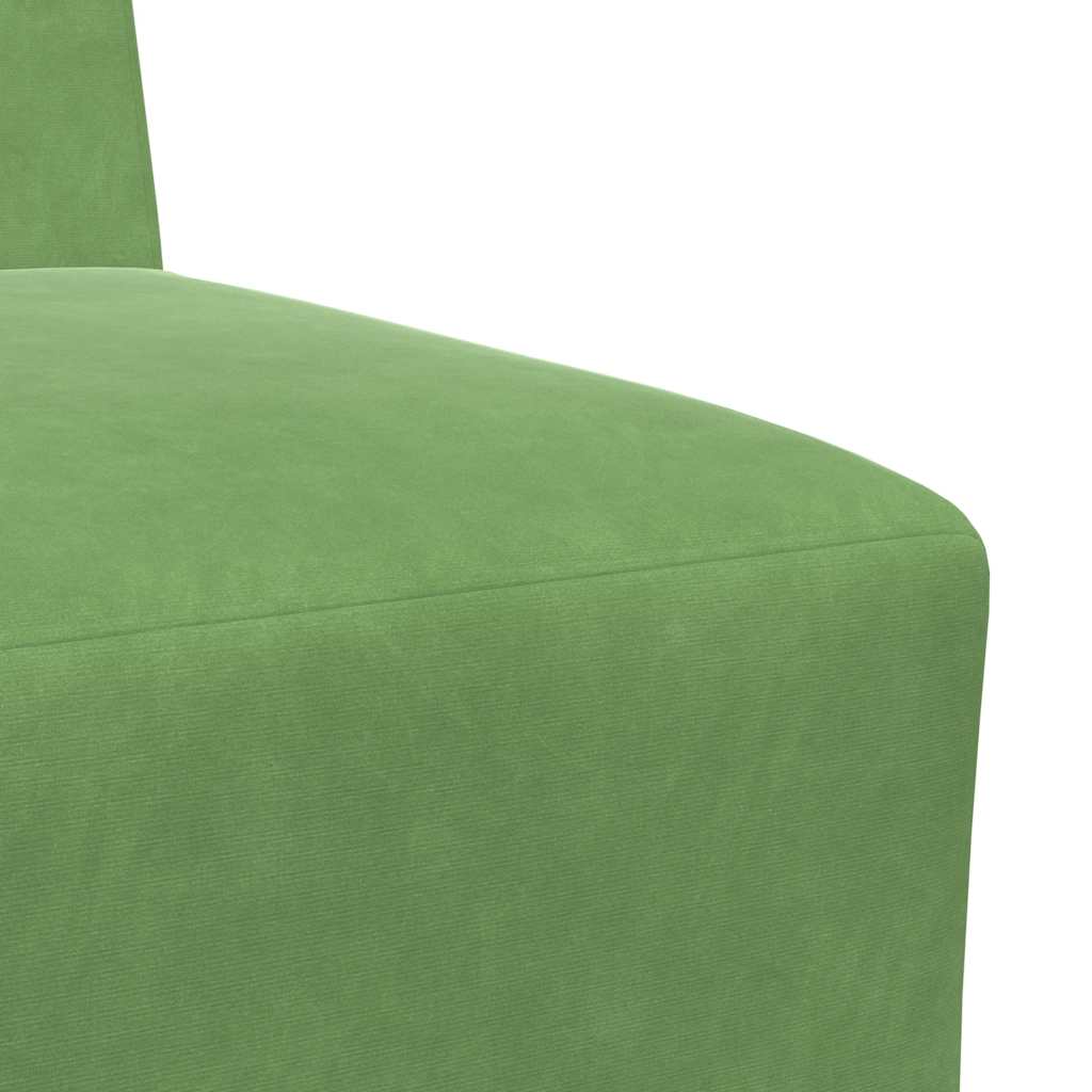 Light green velvet sofa chair 55 cm