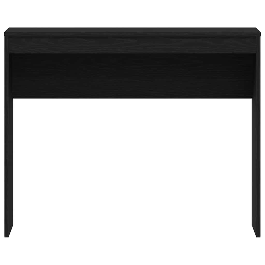 Birou Stejar negru 90x40x72 cm Lemn prelucrat