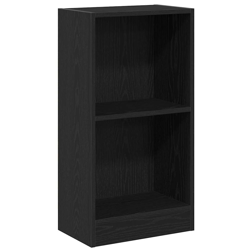 Bookcase Black Oak 40x24x76 cm Processed wood