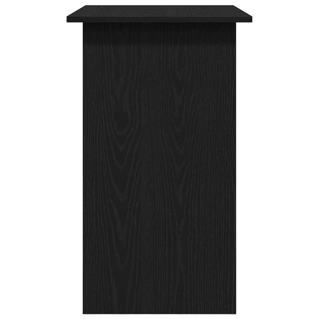 Birou Stejar negru 80x45x74 cm Lemn prelucrat