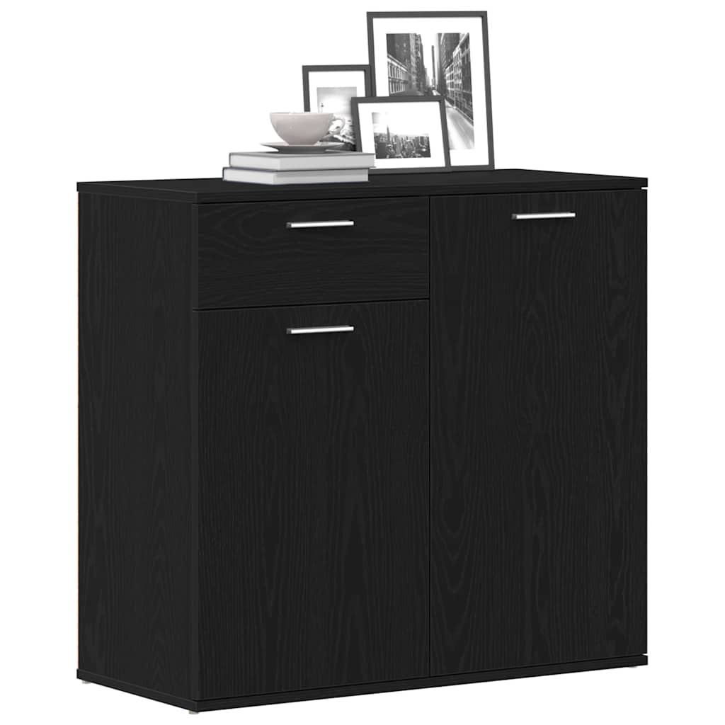 Sideboard, black oak, 80x36 x75 cm, processed wood