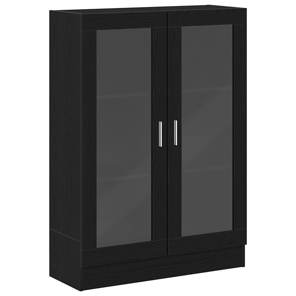 Black oak bookcase 82.5x30.5x115 cm processed wood