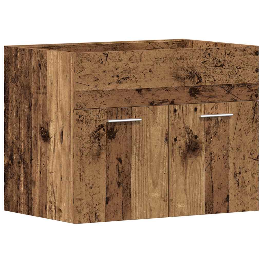 Bathroom sink cabinet, old wood, 60x38.5x46 cm, processed wood