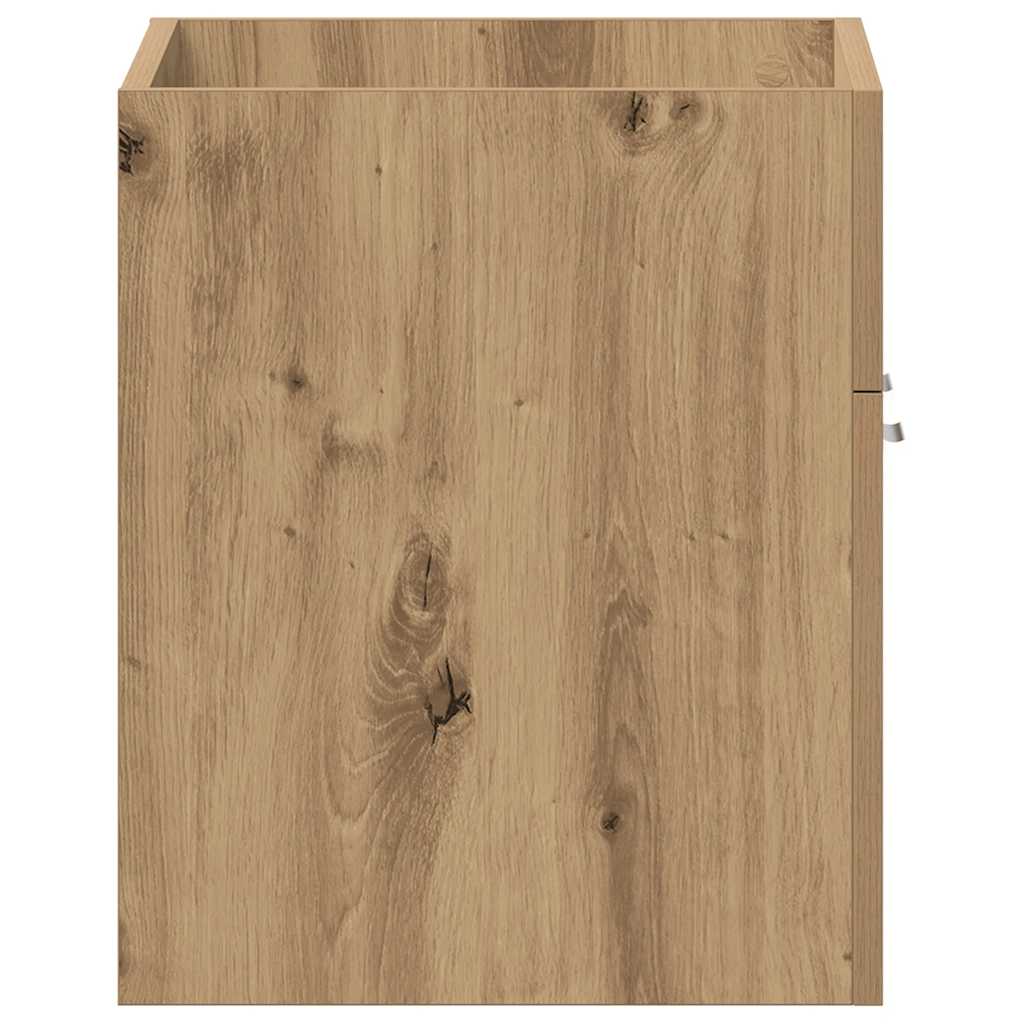 Bathroom sink cabinet, handcrafted oak, 60x38.5x46 cm, wood