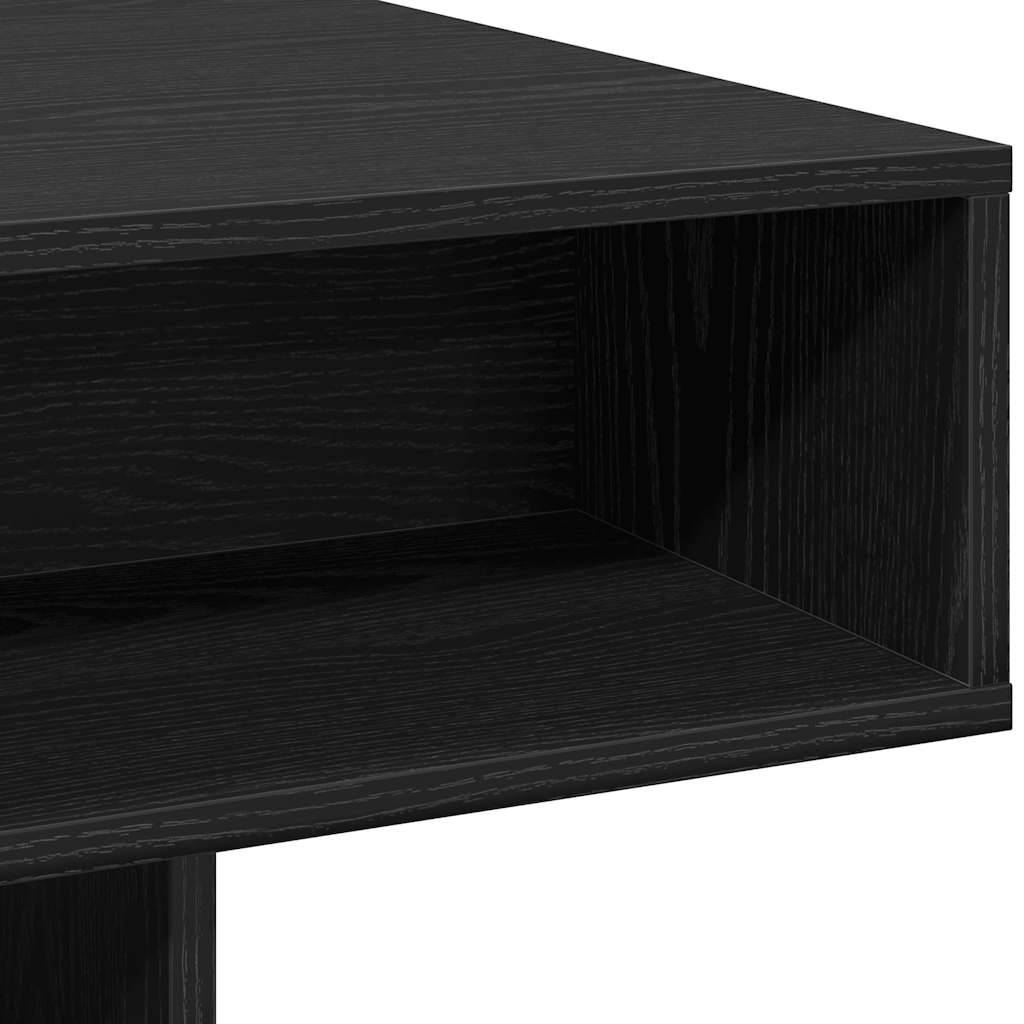 Coffee table, black oak, 105x55x32 cm, processed wood