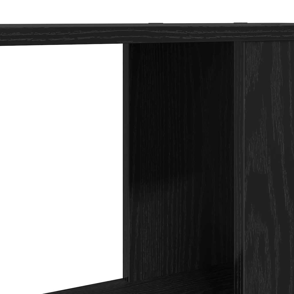 Bookcase/Room divider Black oak 60x24x186 cm